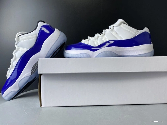 Low Retro White Air Concord Jordan 11 AH7860-100 0729